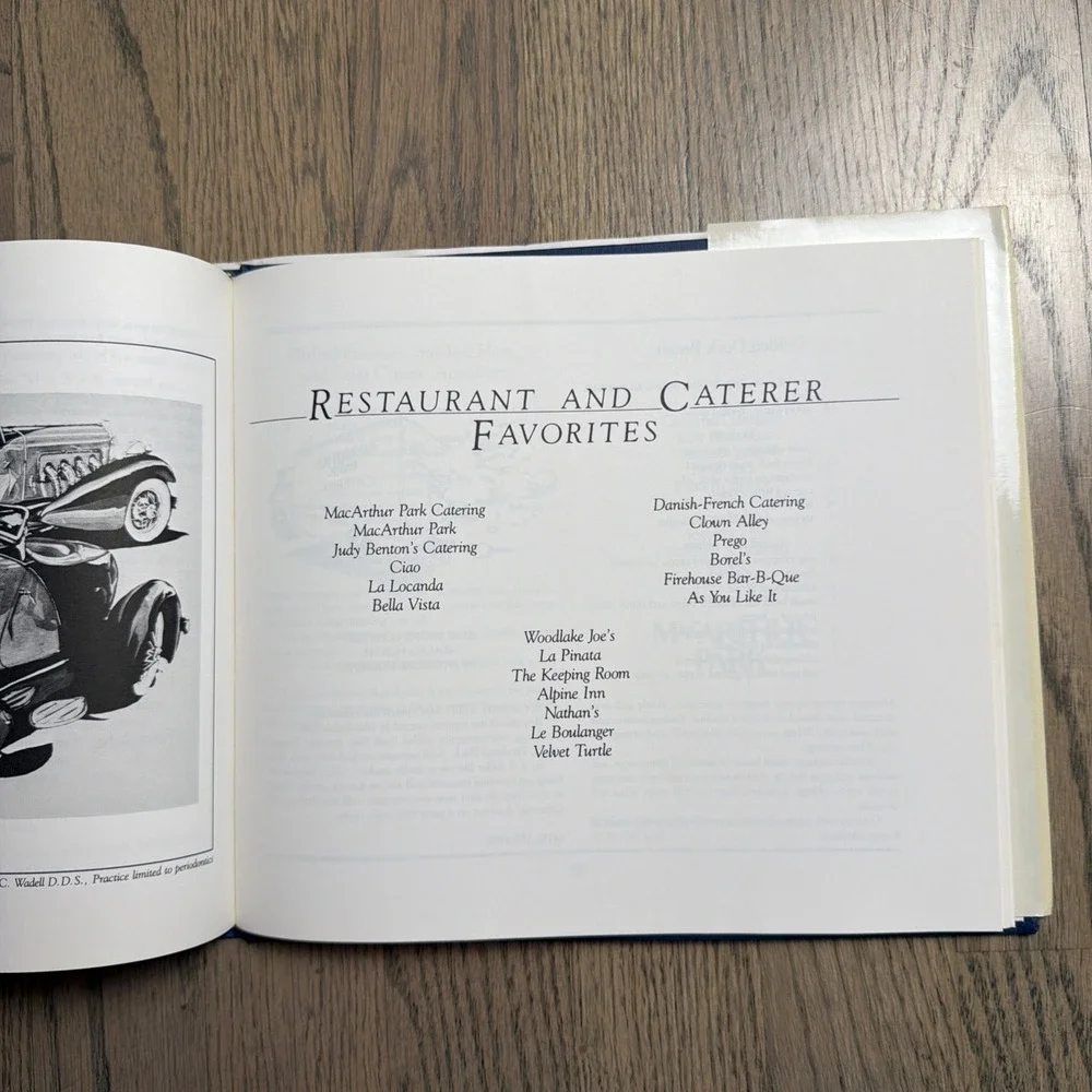 Hillsborough Entertains - the Concours‎ d'Elegance Cookbook Bay Area Recipes OOP
